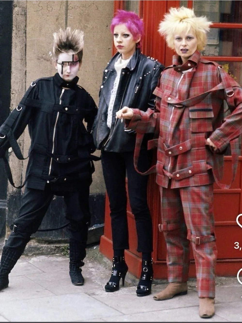Vivienne Westwood Plaid Multi-Color Belted & Zip Up Jacket